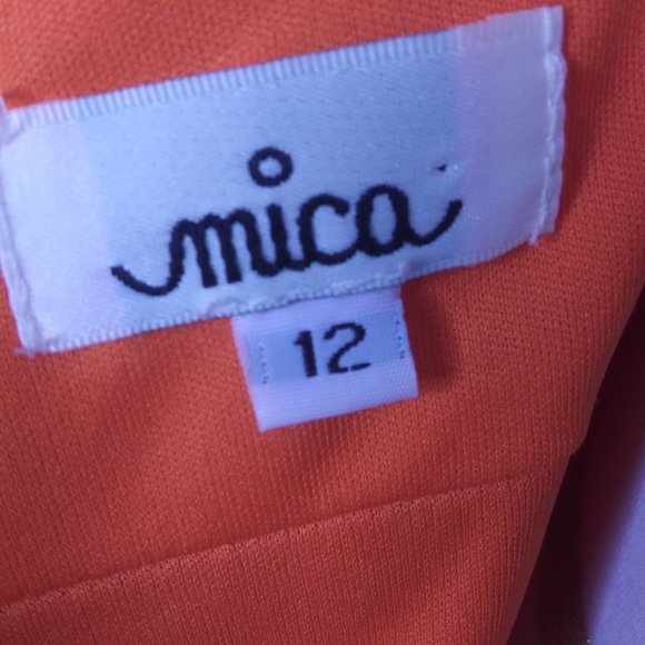 Mica pink dress beads beaded fringe  Made in the USA barbiecore - Picture 4 of 15